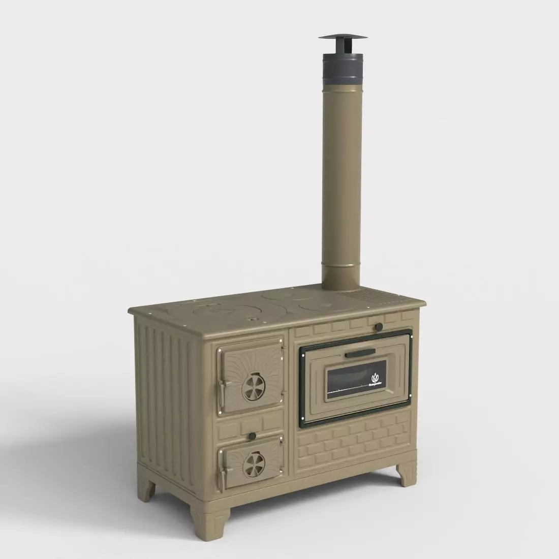 OUTDOOR KITCHEN STOVE PATIO Low-poly 3D model