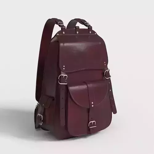 VINTAGE LEATHER LAPTOP BACKPACK