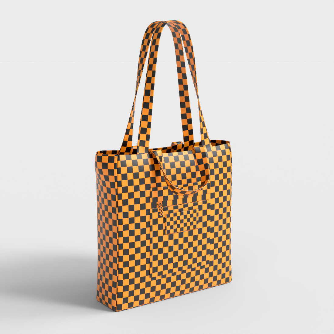 REUSABLE SHOPPING BAG Low-poly 3D model_7