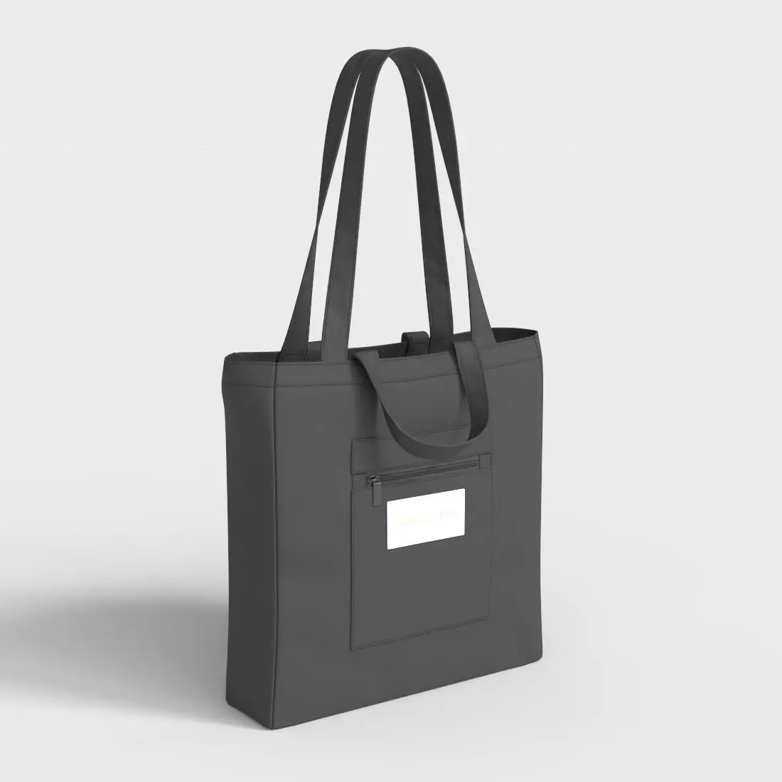 REUSABLE SHOPPING BAG Low-poly 3D model_0