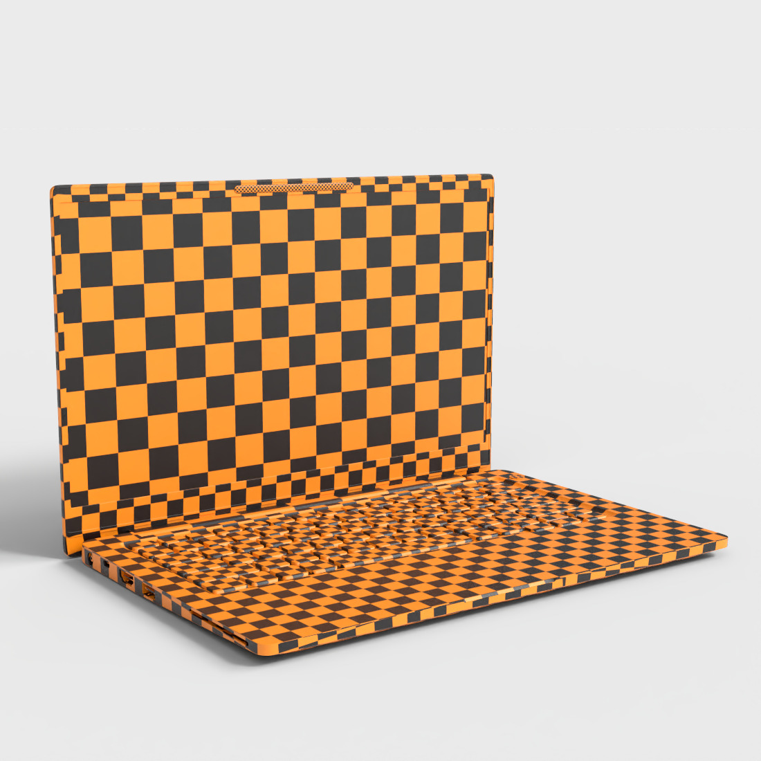 DELL BUSINESS LAPTOP Low-poly 3D model_6