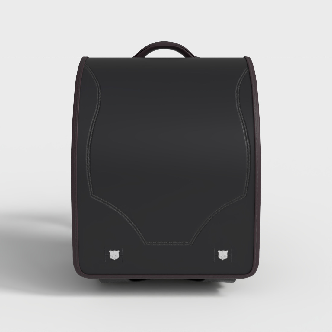 LEATHER BACKPACK Low-poly 3D model_1