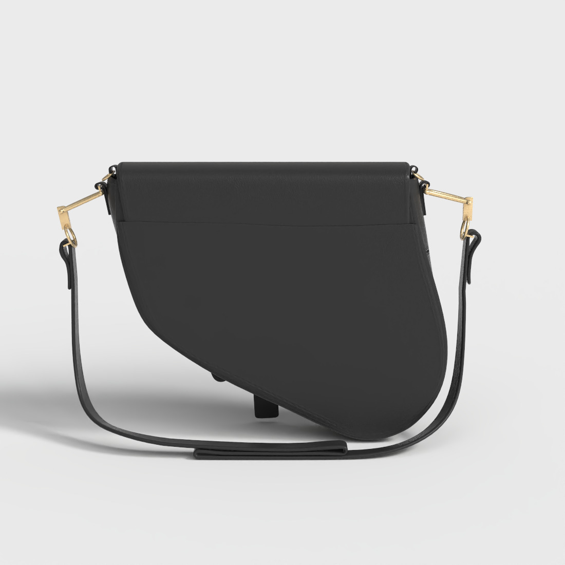 WOMEN SADDLE BAG Low-poly 3D model_3