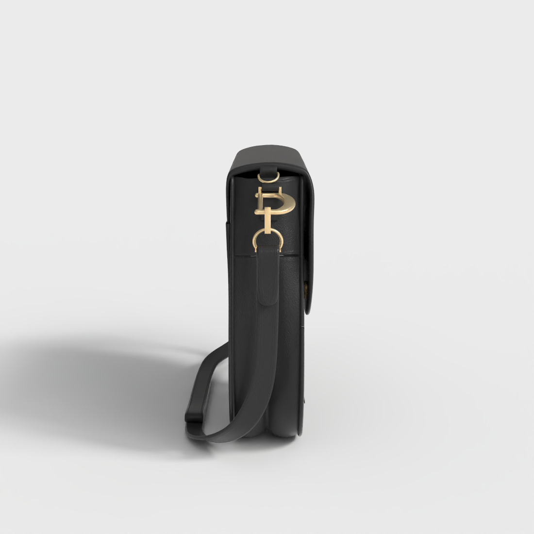 WOMEN SADDLE BAG Low-poly 3D model_2