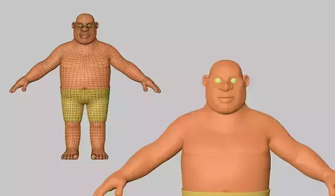 MALE-03-BASEMESH 3D model