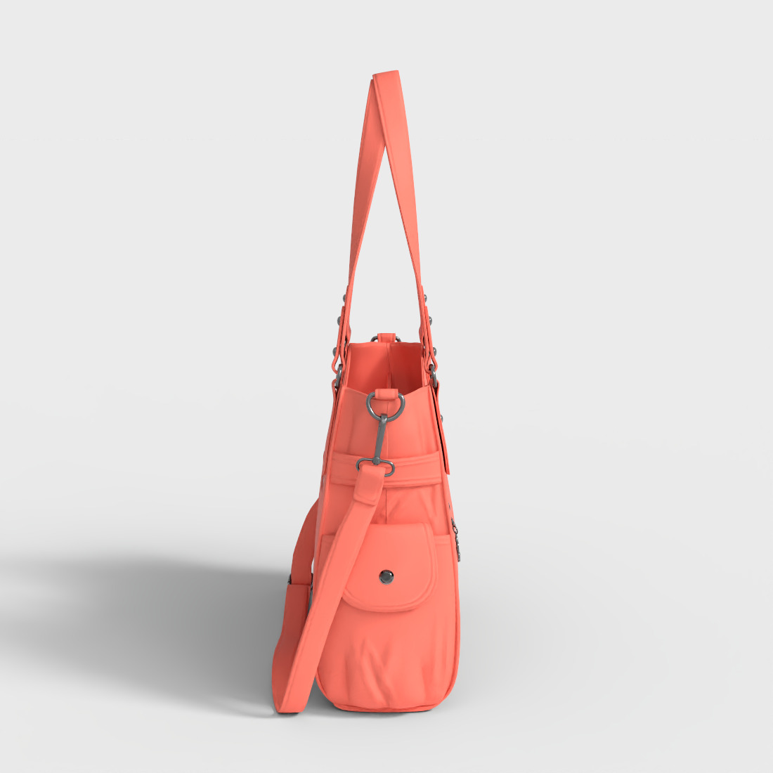 ANGEL KISS HANDBAG Low-poly 3D model_2