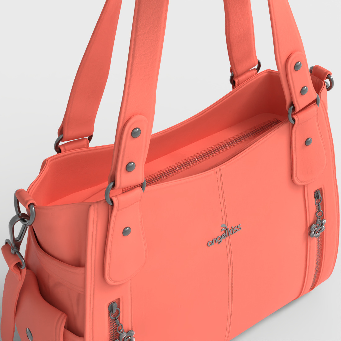 ANGEL KISS HANDBAG Low-poly 3D model_6