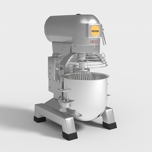 COMMERCIAL FOOD MIXER Low-poly 3D model