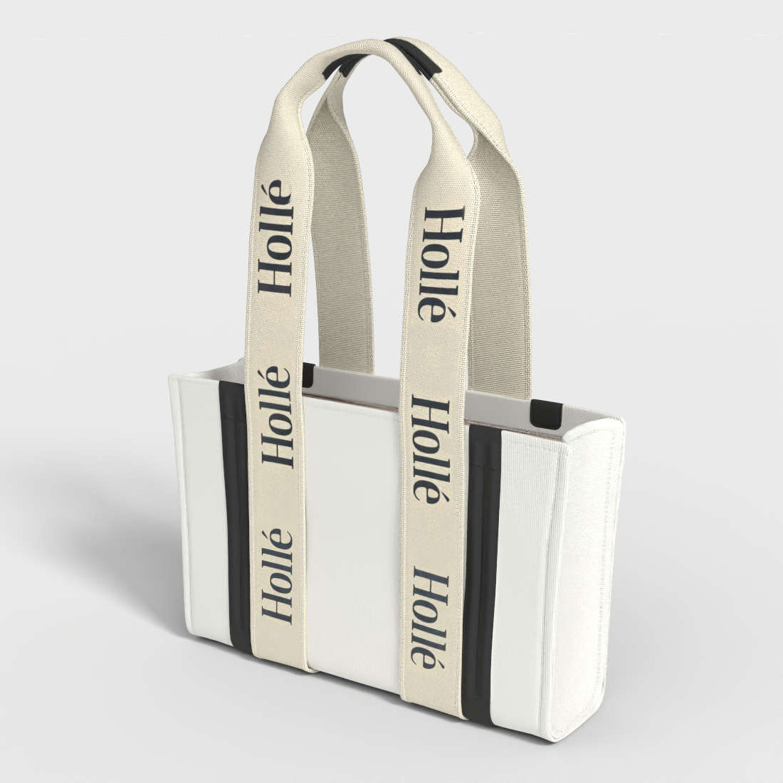 HOLLE TOTE BAG Low-poly 3D model_4
