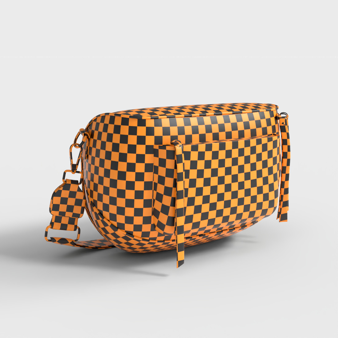 SADDLE BAG Low-poly 3D model_6