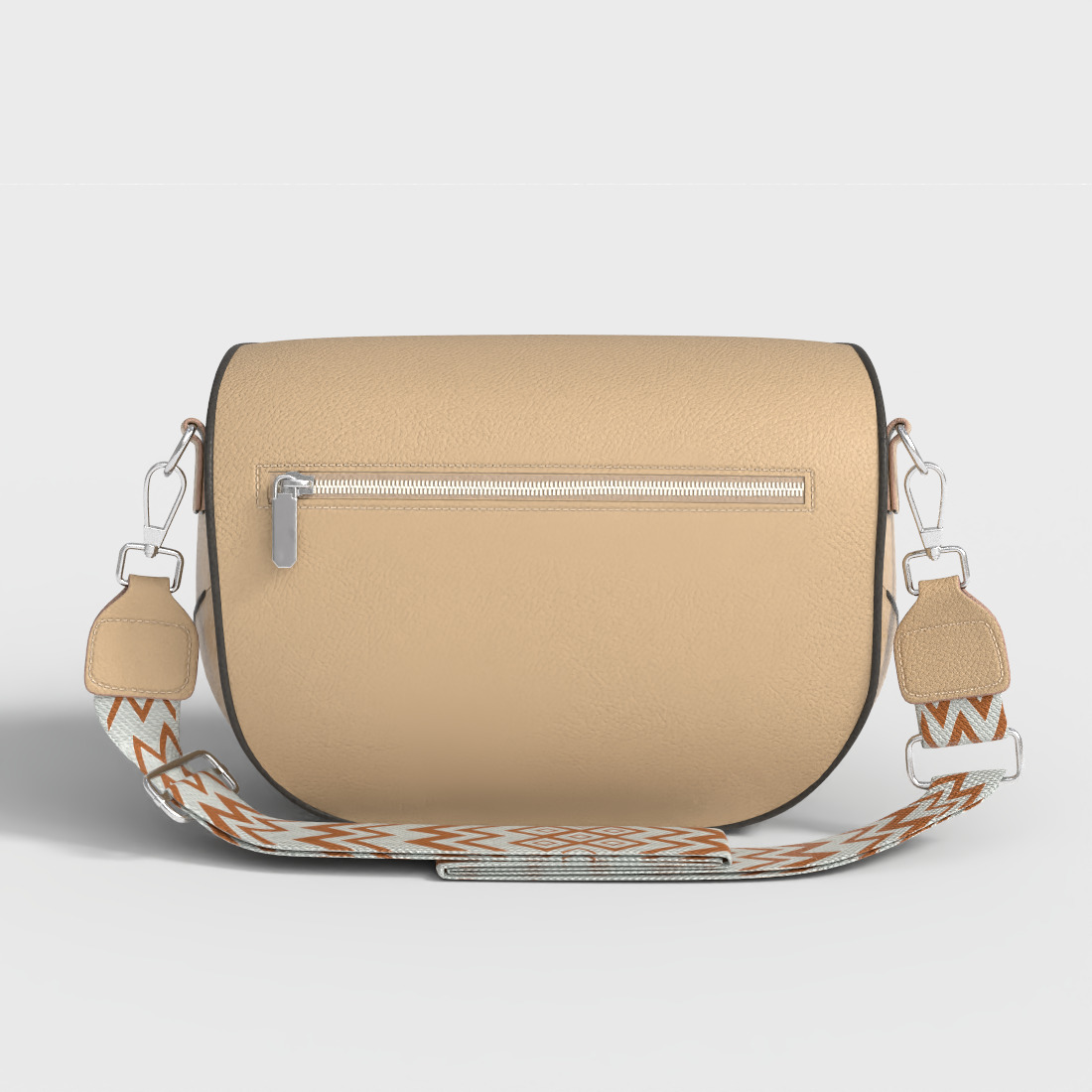 SADDLE BAG Low-poly 3D model_3