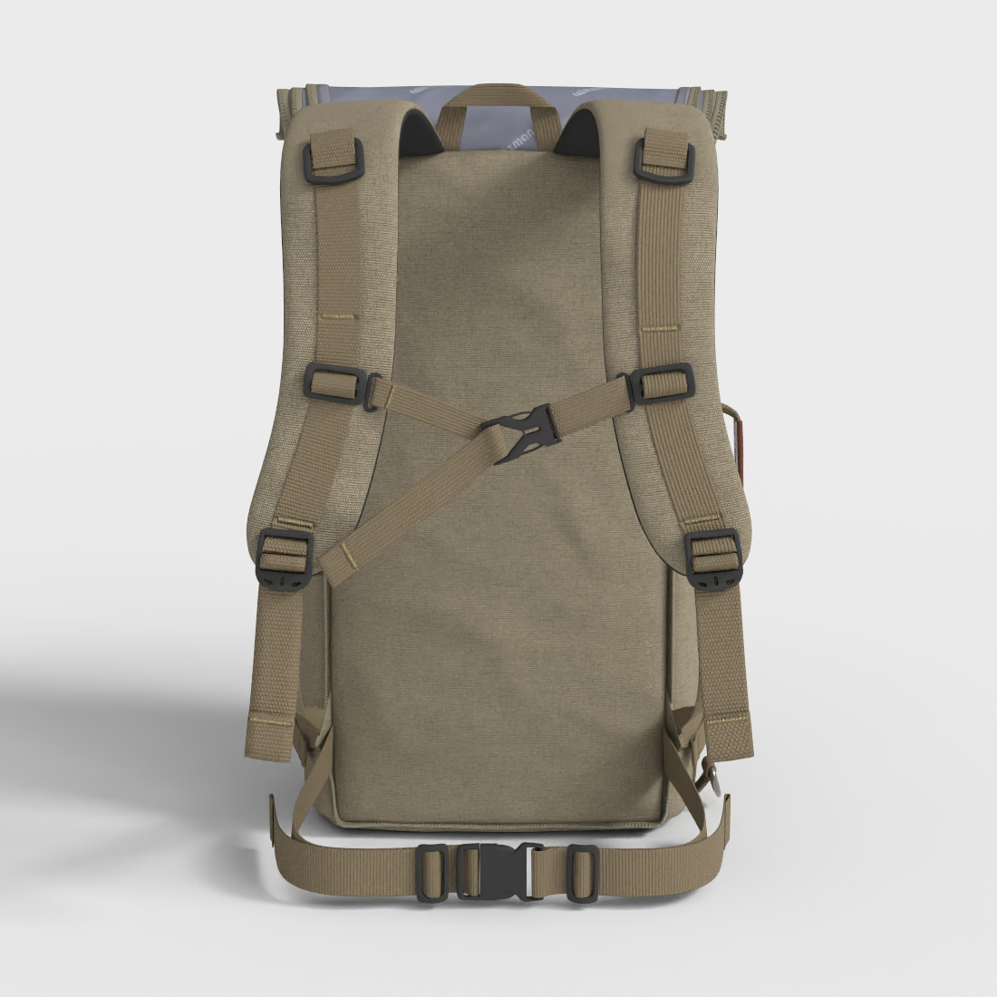 HIKING BACKPACK Low-poly 3D model_3