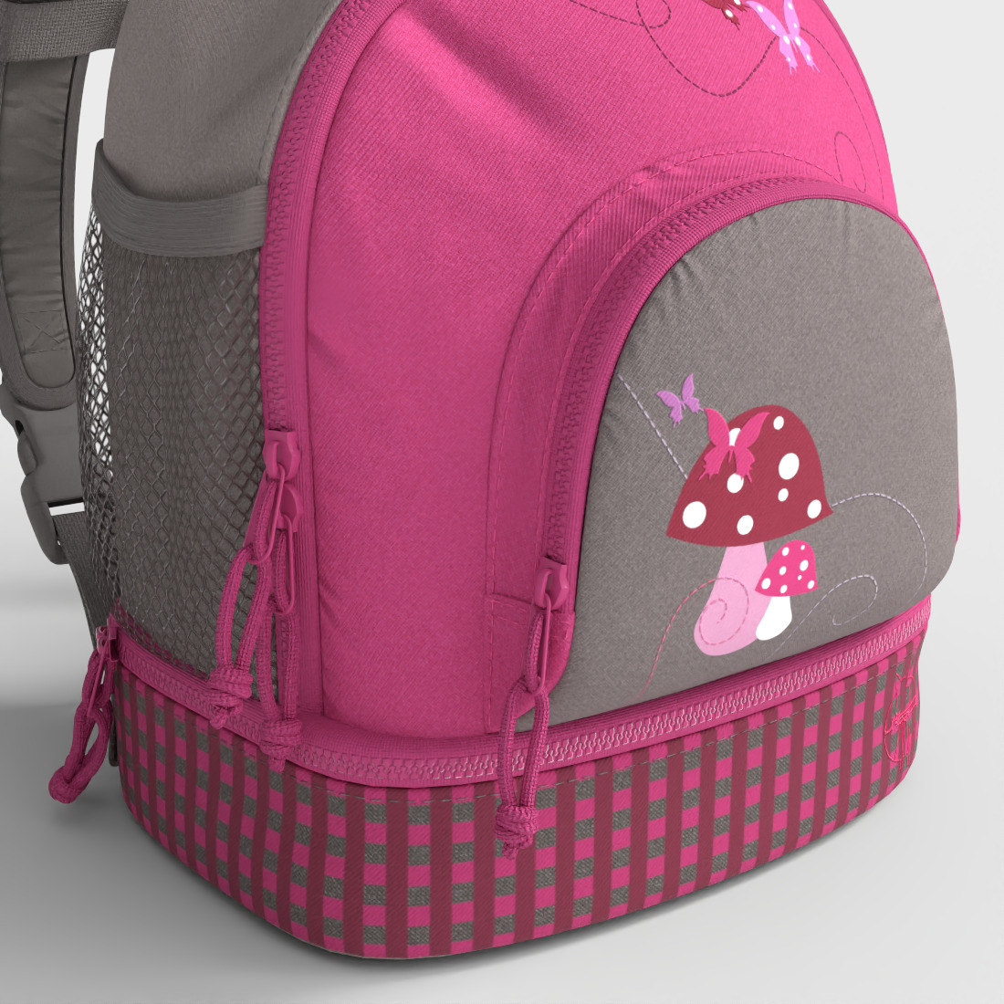 SCHOOL BACKPACK Low-poly 3D model_5