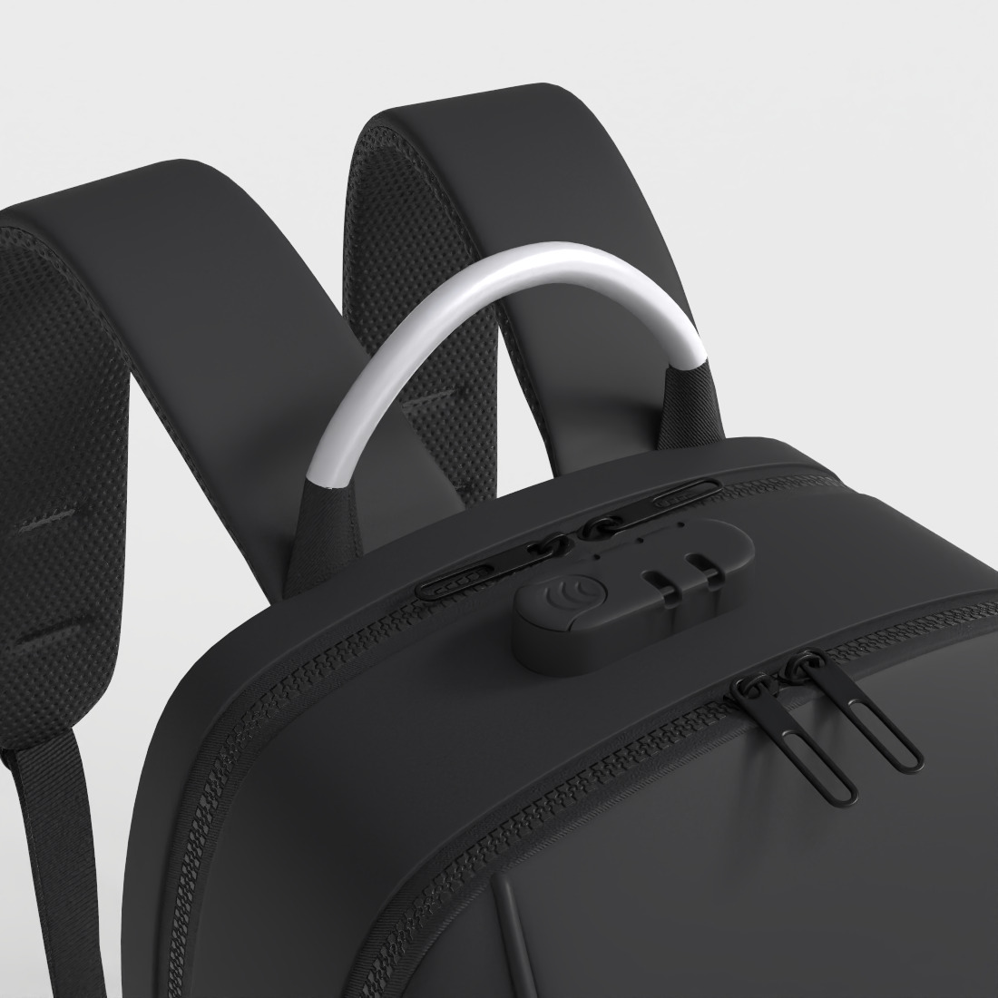 LAPTOP BACKPACK Low-poly 3D model_5