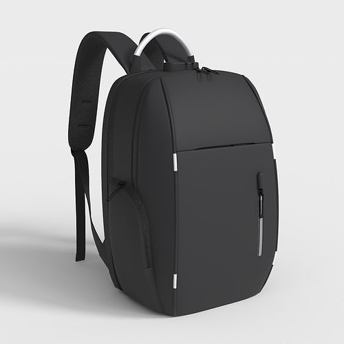 LAPTOP BACKPACK Low-poly 3D model