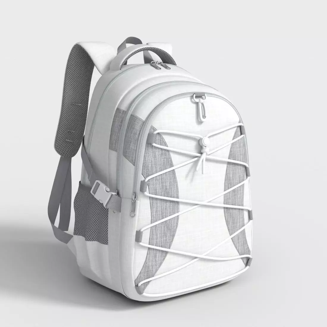 SCHOOL BACKPACK Low-poly 3D model_0