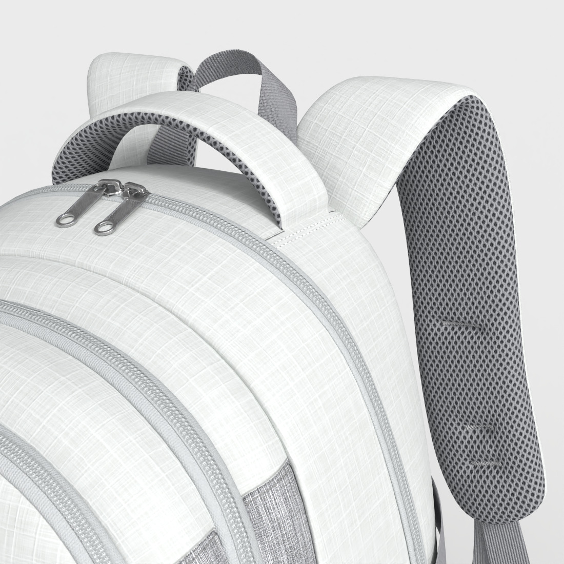 SCHOOL BACKPACK Low-poly 3D model_6