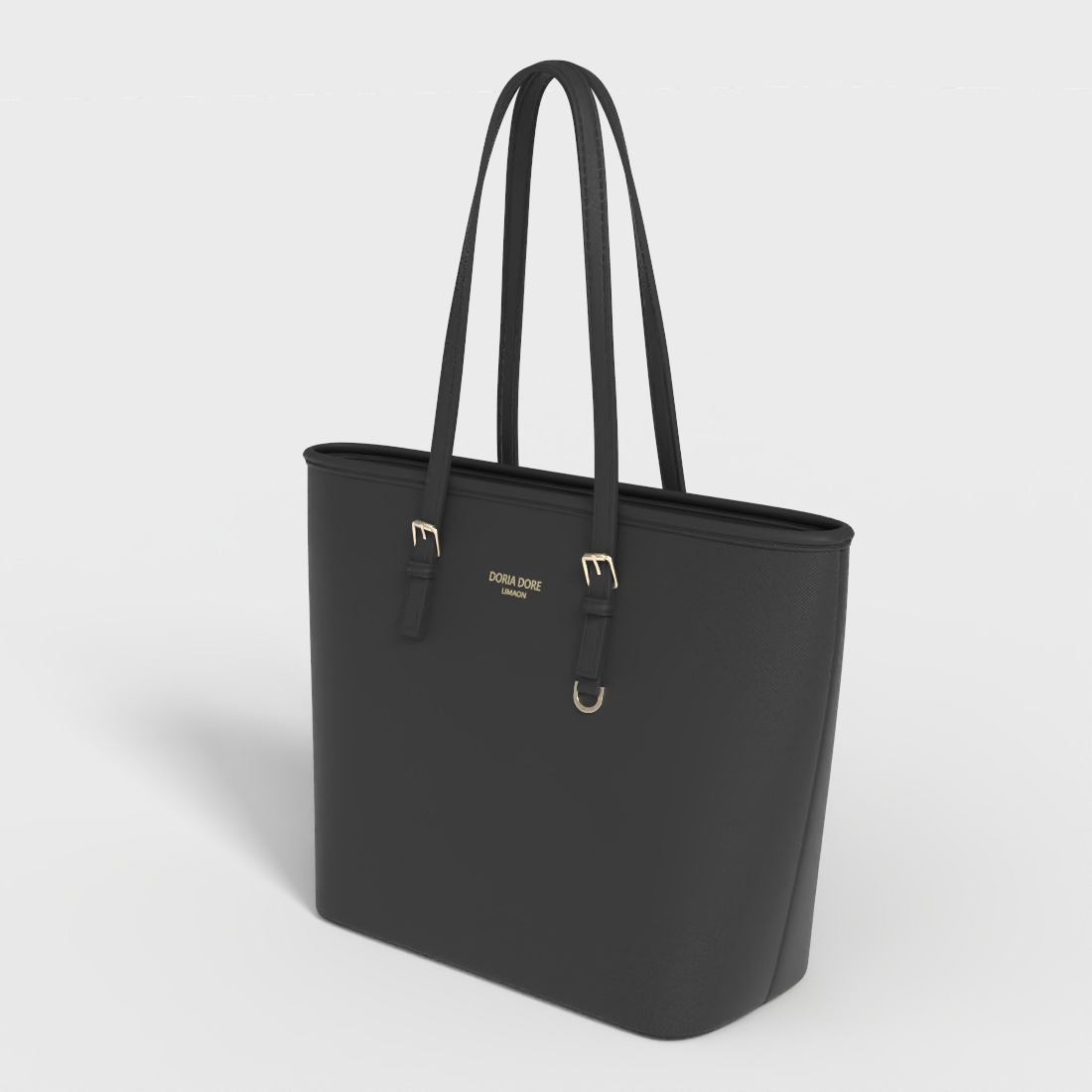 TOTE BAG Low-poly 3D model_4
