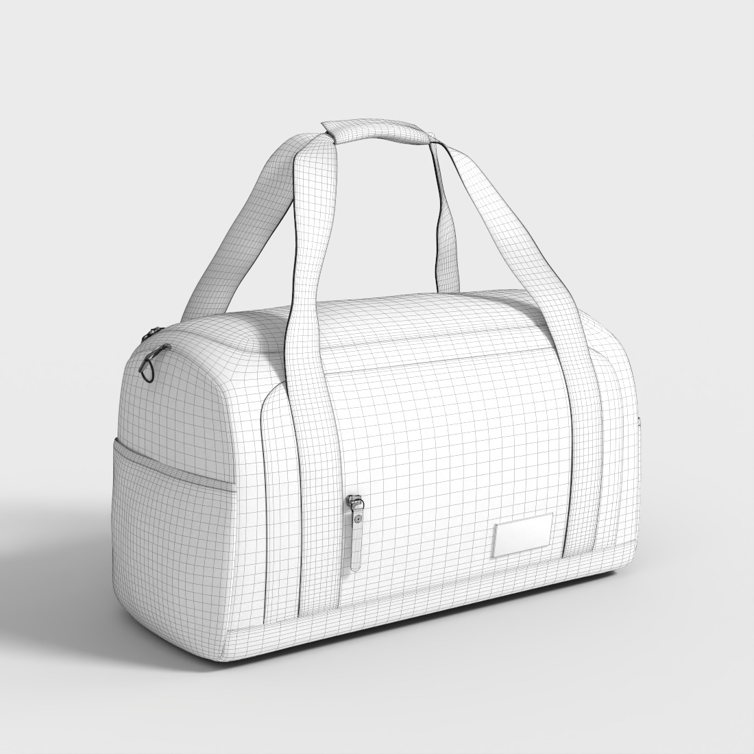 BUFFLE CO TRAVEL DUFFLE BAG Low-poly 3D model_7