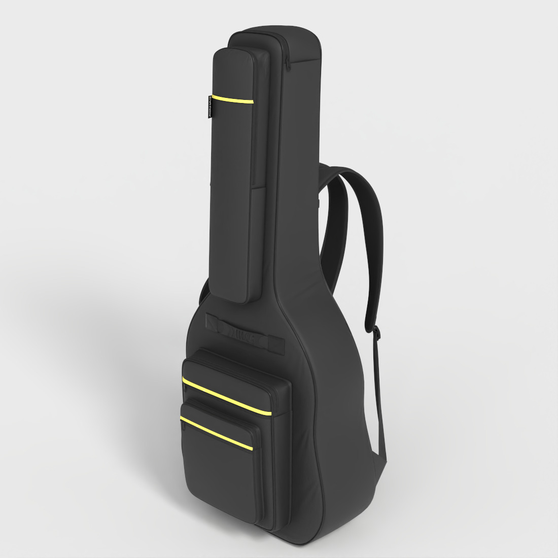 GUITAR PADDED BAG Low-poly 3D model_4