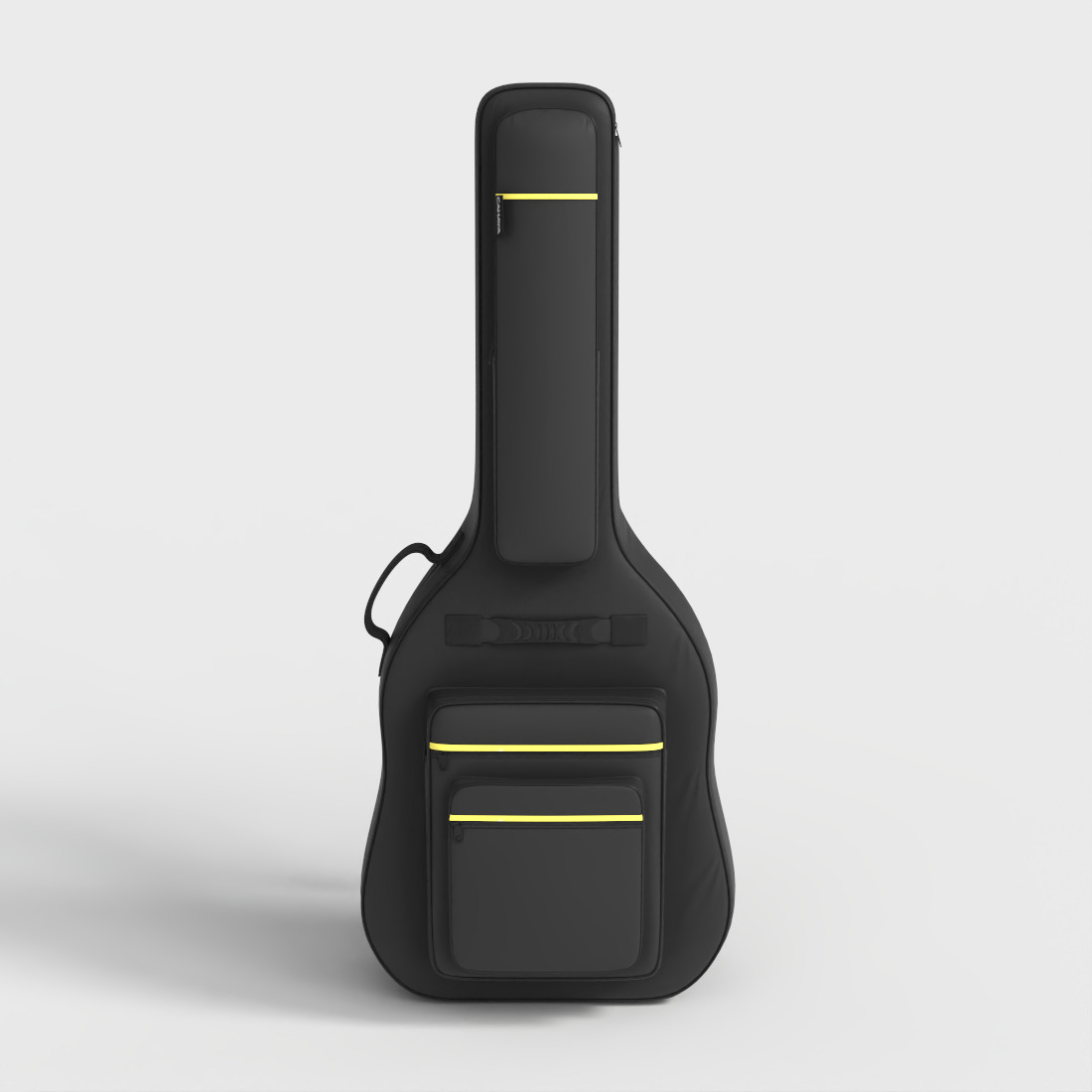 GUITAR PADDED BAG Low-poly 3D model_1
