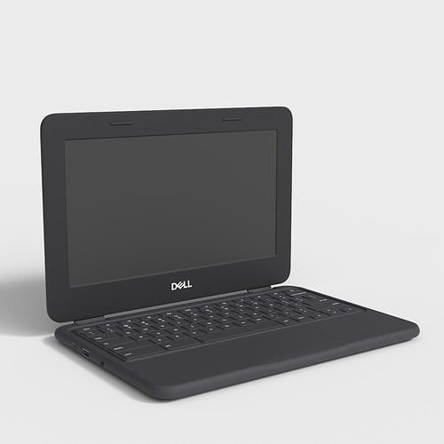 DELL CHROMEBOOK Low-poly 3D model