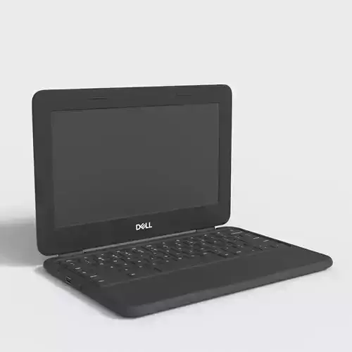 DELL CHROMEBOOK Low-poly 3D model