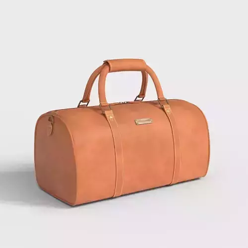 LEATHER DUFFLE BAG