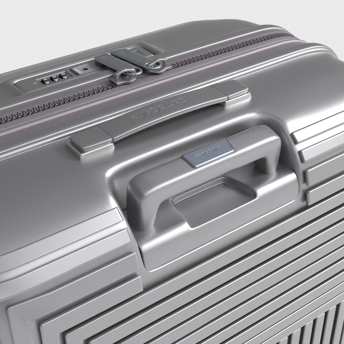 SAMSONITE APINEX SUITCASE Low-poly 3D model_7