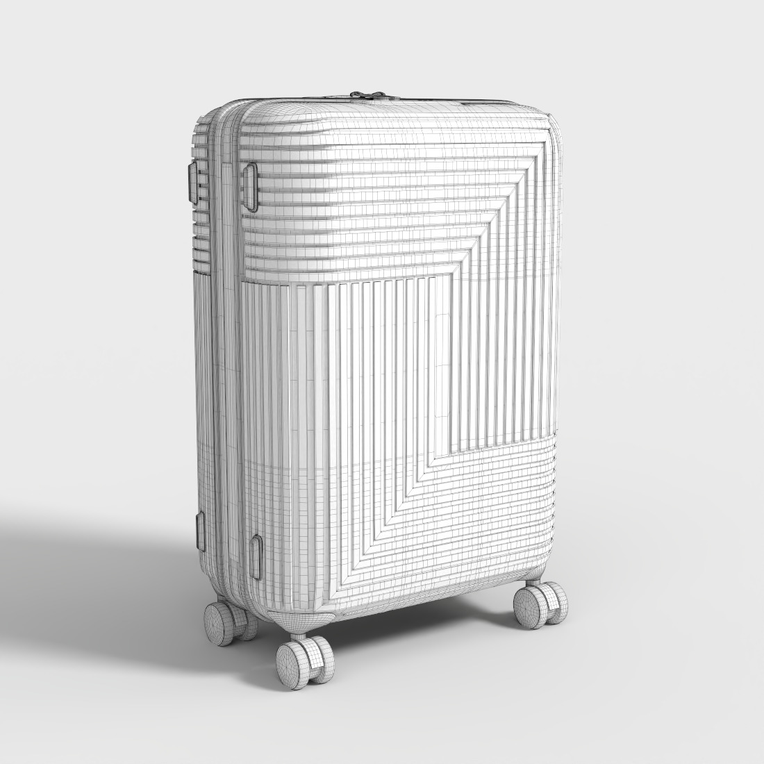 SAMSONITE APINEX SUITCASE Low-poly 3D model_8