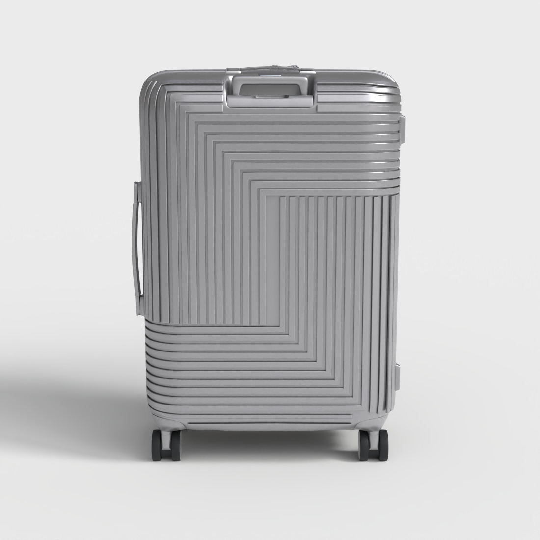 SAMSONITE APINEX SUITCASE Low-poly 3D model_3