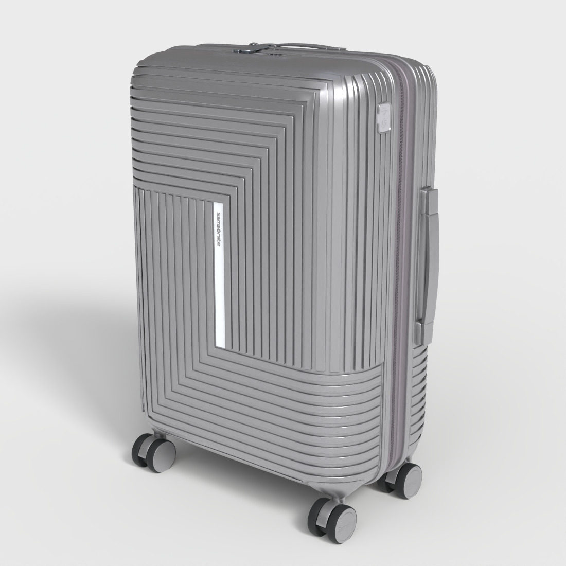 SAMSONITE APINEX SUITCASE Low-poly 3D model_4