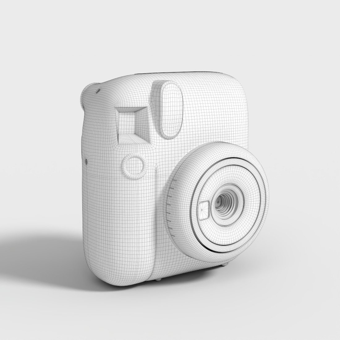 INSTAX MINI Low-poly 3D model_8