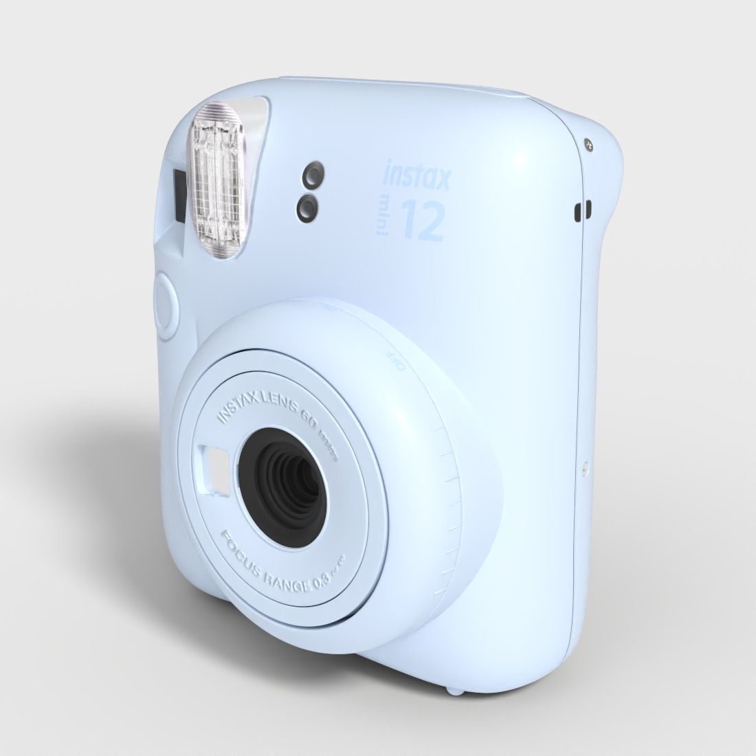 INSTAX MINI Low-poly 3D model_4