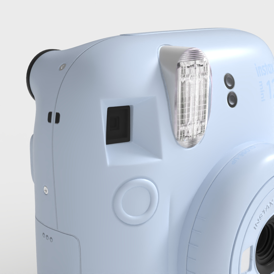 INSTAX MINI Low-poly 3D model_5