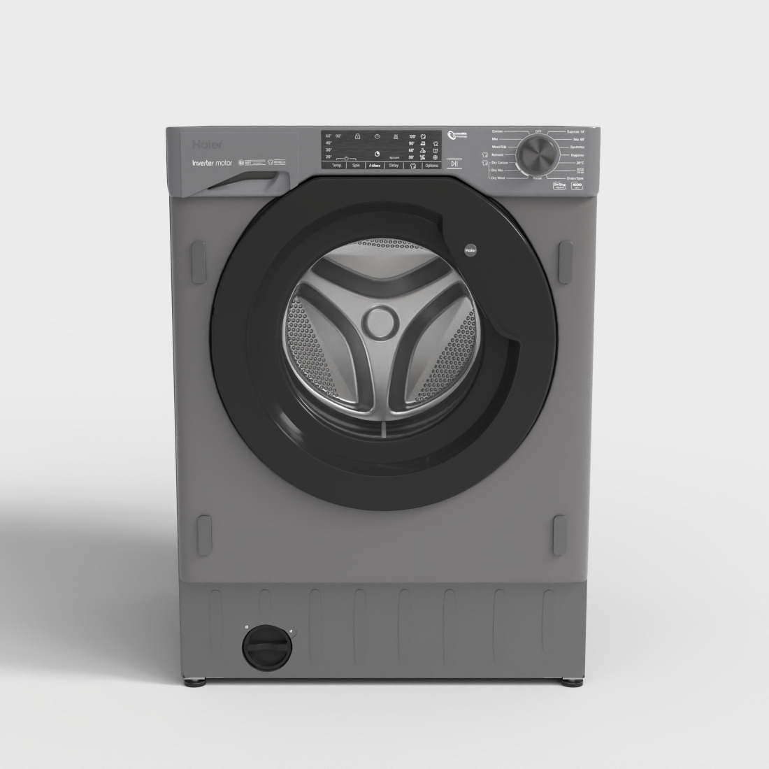 HAIER WASHING MACHINE Low-poly 3D model_1