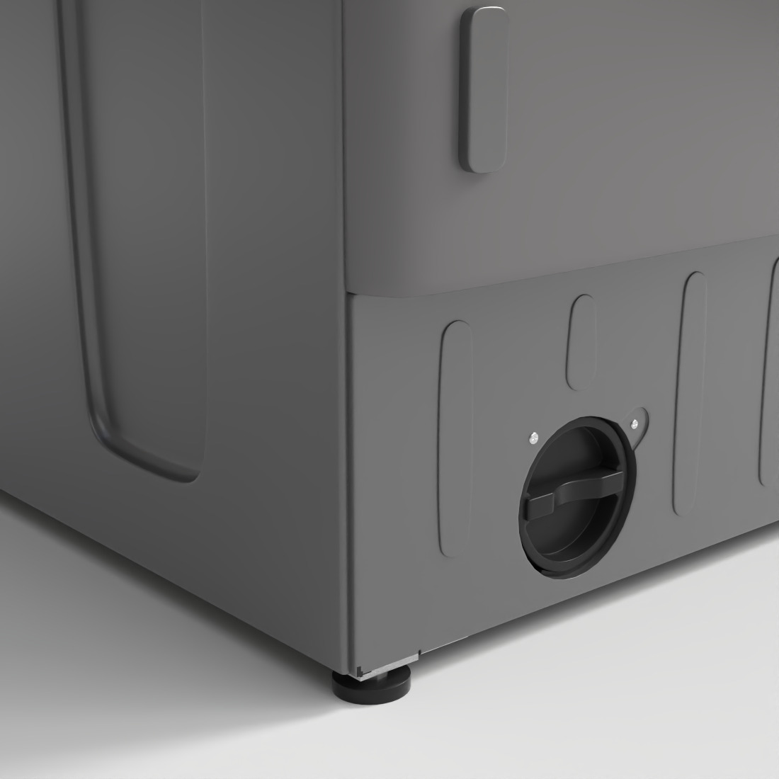 HAIER WASHING MACHINE Low-poly 3D model_6