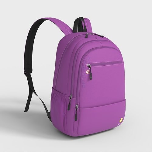 COLLEGE BAG Low-poly 3D model
