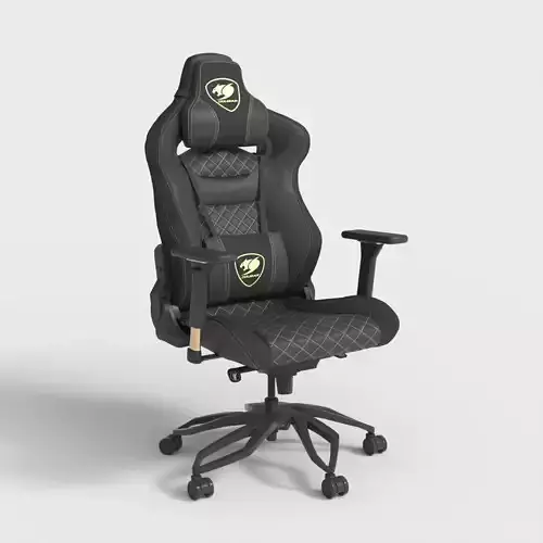 COUGAR GAMING CHAIR Low-poly 3D model