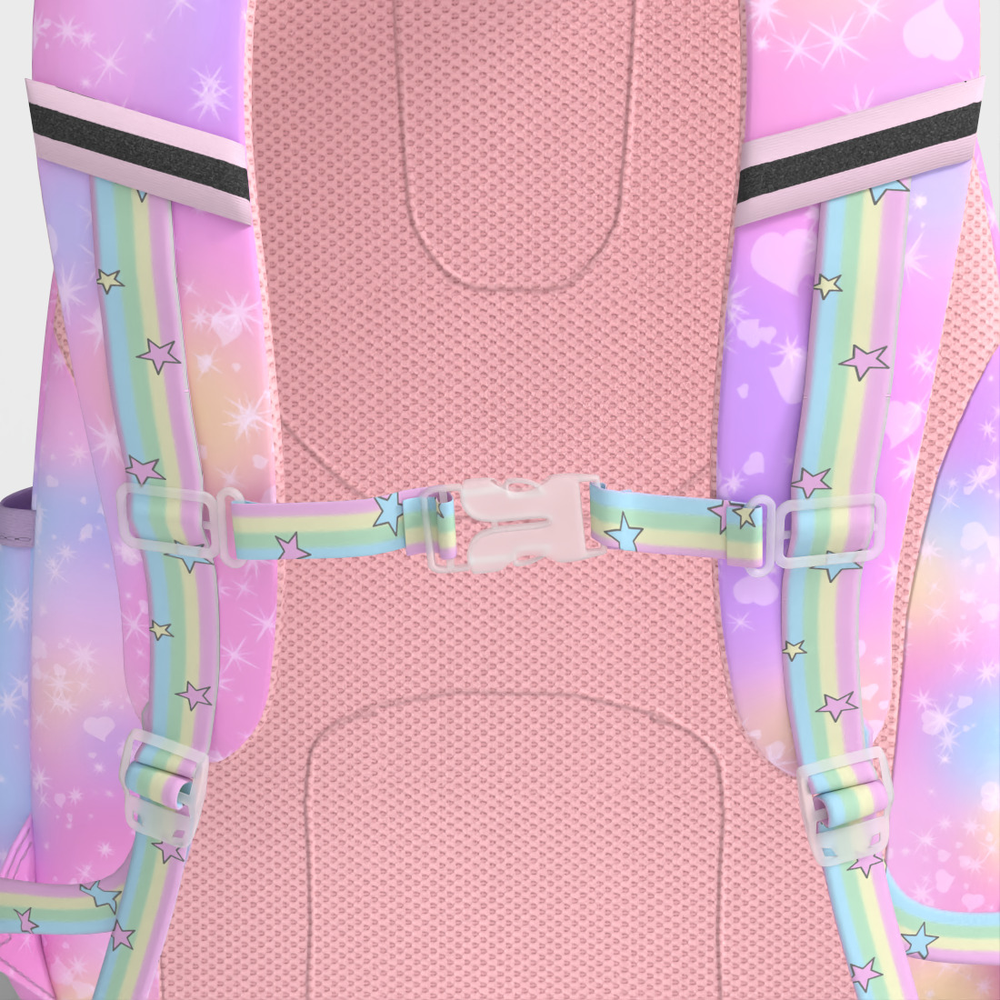 GIRLS SCHOOL BACKPACK Low-poly 3D model_7