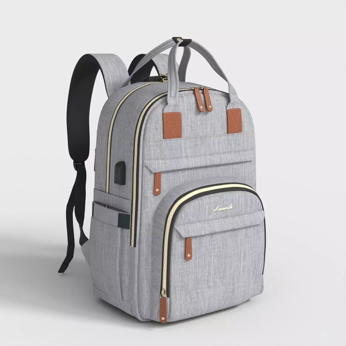 LAPTOP BACKPACK Low-poly 3D model_0