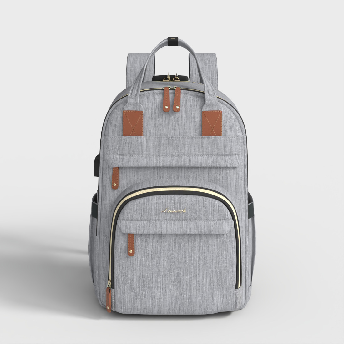 LAPTOP BACKPACK Low-poly 3D model_3