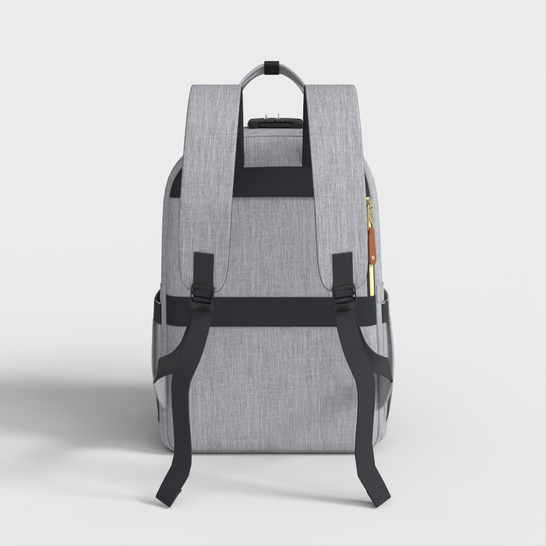 LAPTOP BACKPACK Low-poly 3D model_1