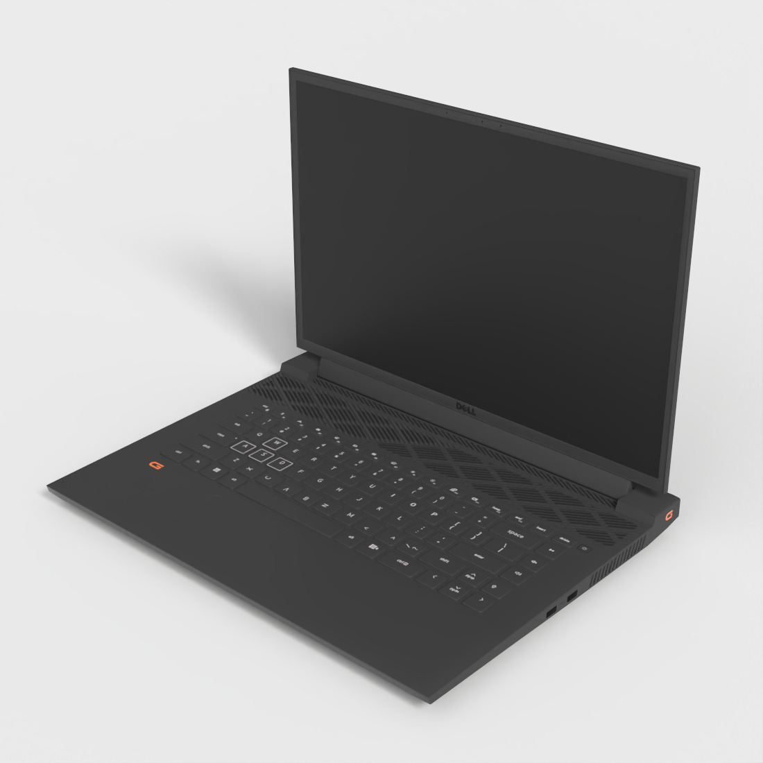 DELL G16 GAMING LAPTOP Low-poly 3D model_4