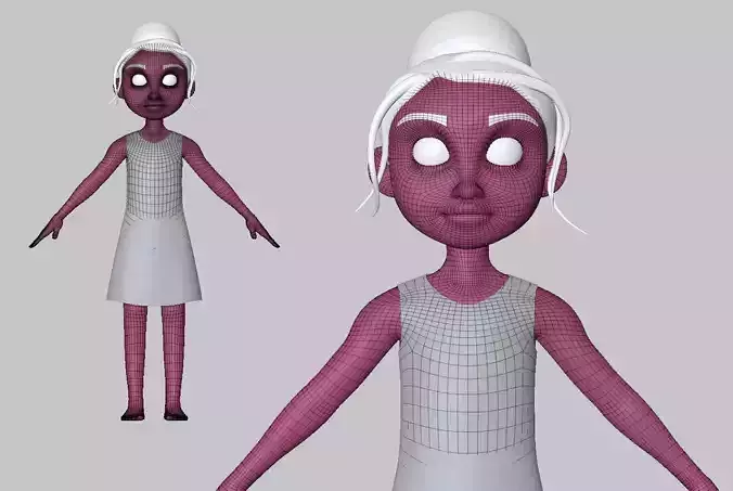 TEEN-FEMALE-01-BASEMESH