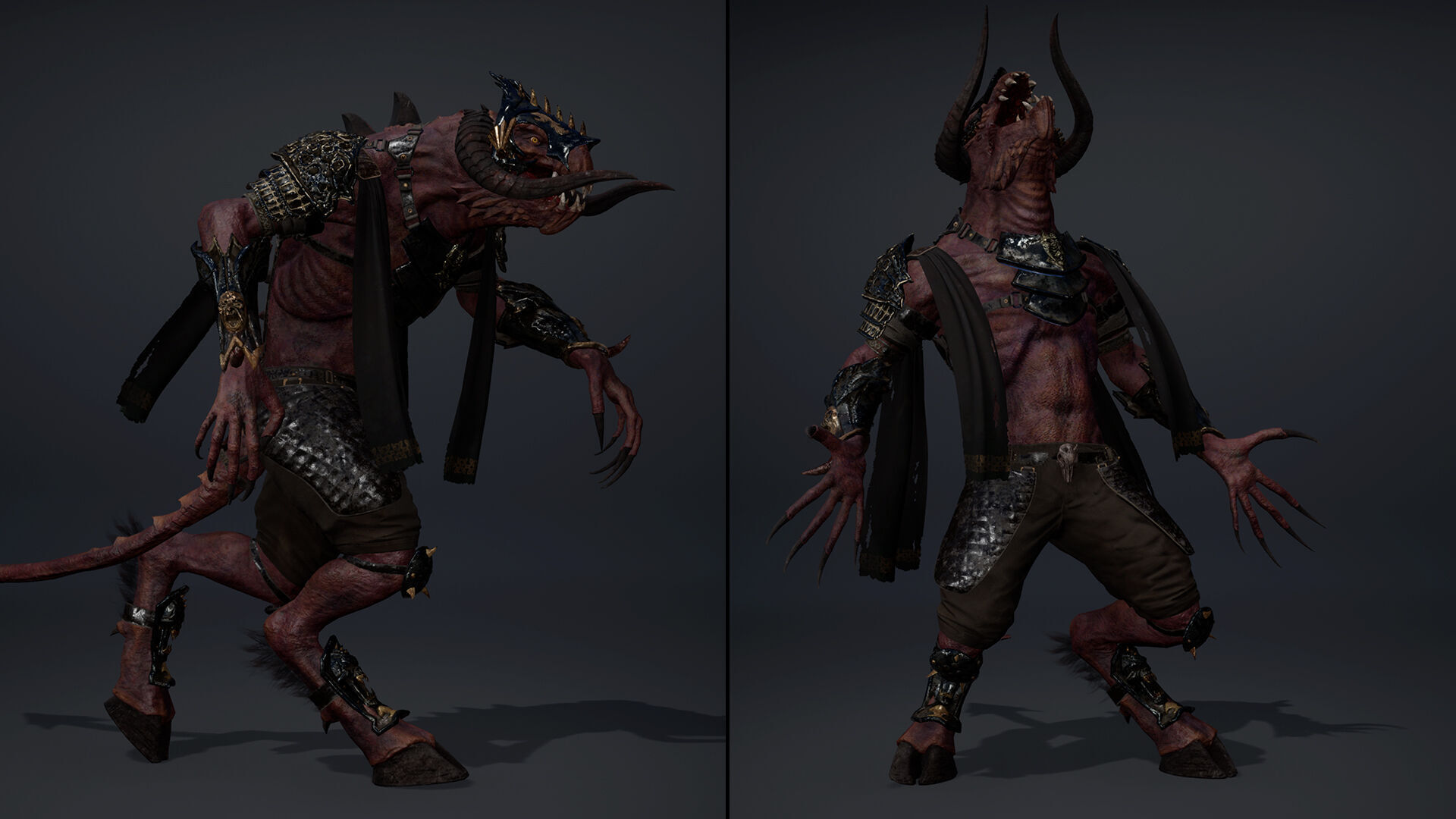 Ghost Spearman Arm2 Low-poly 3D model_13