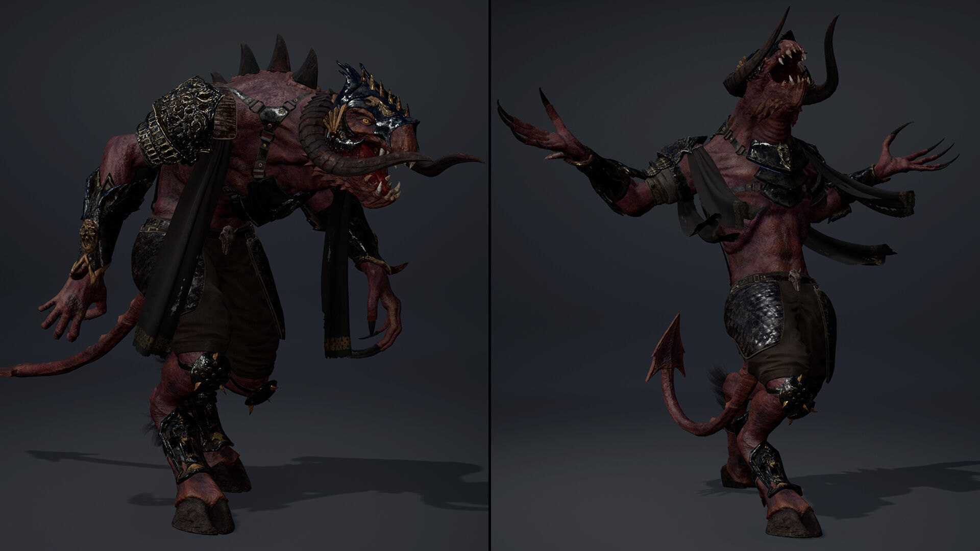 Ghost Spearman Arm2 Low-poly 3D model_12