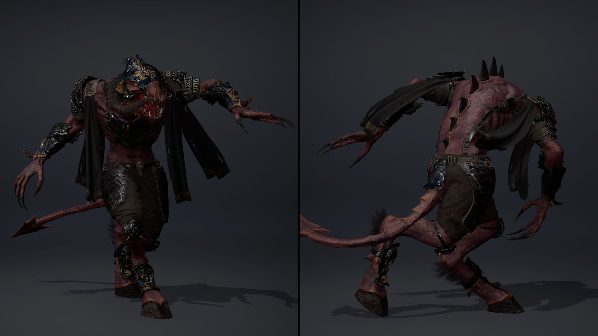 Ghost Spearman Arm2 Low-poly 3D model_14