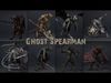 Ghost Spearman Arm2 Low-poly 3D model_3