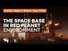 The Space Base in Red Planet Low-poly 3D model_1